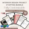 Interior Design Startup bundle - 12 in 1