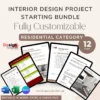 Interior Design Startup bundle - 12 in 1