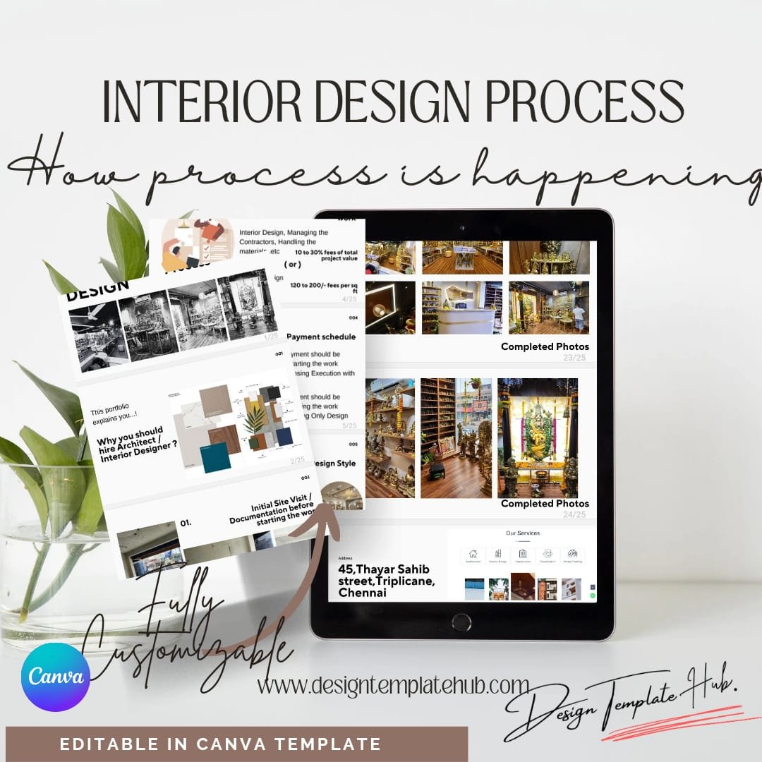 Get 3 Interior Design Editable Template Bundle – Design Template Hub