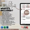 Residential Interior Qoutation 5 formats ( 20+ projects ) Editable format BOQ