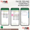 False Ceiling Contract Agreement [ 5 pages ]