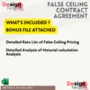 False Ceiling Contract Agreement [ 5 pages ]