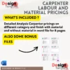 Interior Design project_20261019_214942_0000 Carpenter Labour Rates on Different categories with material and without material
