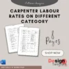 Interior Design project_20261019_215002_0000 Carpenter Labour Rates on Different categories with material and without material