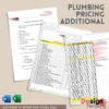 231 Plumbing Pricing Guidelines
