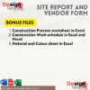 Site Report, Handover and Vendor Registration form