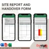 Site Report, Handover and Vendor Registration form