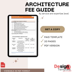 Architecture Fees Guide ; By Service and Expertise Level [ PDF ]