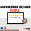 Graphic Design Qoutation Bundle with pricings [ 11 projects ]