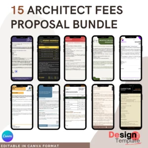 15 Architect Fees proposal Bundle