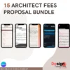 15 Architect Fees proposal Bundle