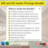 MS and SS works General Pricing Bundle