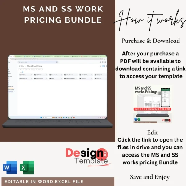 MS and SS works General Pricing Bundle