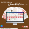 Interior Site Checklist ✅️ ( Carpentry, Plumbing,  Electrical & Painting ) and Project Schedule
