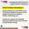 Sketchup Models Interior Residence 2023 Version