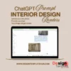 349 2bhk Interior Design Renders using ChatGPT prompts